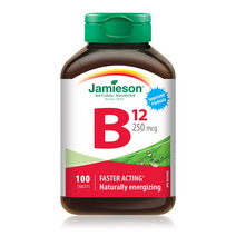 제이미슨 비타민 B12 메틸코발라민 250 mcg 100태블릿