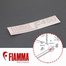 F45s 어닝 블랙 라벨 스티커(98673-161) 텐트 그늘막 수리 부품 부속 캠핑카 카라반 FIAMMA 차박 자작 DIY