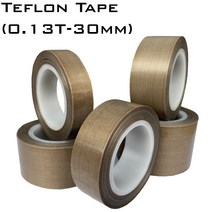 고온 내열 테프론 테이프 PTFE Teflon Tape AG-03 국산 30mm(0.13T), 30폭