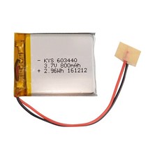 다모아캠 KYS603440 리튬폴리머 배터리 건전지, 1개, 1개