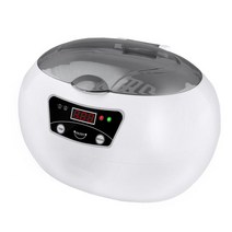600ml 가정용 초음파 세척기 울트라 소닉 안경 클리너 회로 기판 쥬얼리 시계 면도기 치과, 01 gray_01 미국