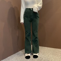 드리뮤즈 국내제작 여성용 골덴 세미 부츠컷 팬츠 2color