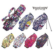 윈윈스타일 골프백 남성 여성 경량 스탠드백 캐디백 가방, 7.고파이트(CB-970 SV)