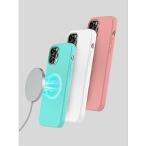 아이폰 12 / 12 Pro 페버 매그 맥세이프 마그네틱 컬러 케이스 YP-CSMi12, 그레이