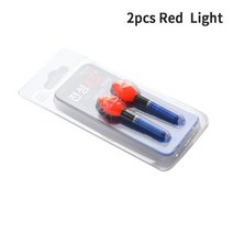 해루질 LED 낚시 라이트 스틱 야간 플로트 액세서리 배터리 작동 2 개, 01 Red