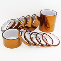 내열테이프 3D 프린터 부품 고온 저항 열 BGA Kapton 테이프 Polyimide 절연 접착, 07 8mm_01 30 메터