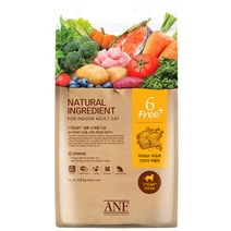 ANF 식스 프리 인도어 어덜트 고양이 사료, 1개, 5.6kg