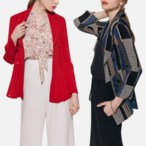 [스타일바바샵] 로라 플리츠 자켓