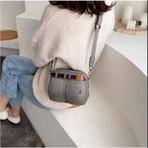 특이한 가방 청바지 캔버스 미니 데일리 포인트 크로스백
