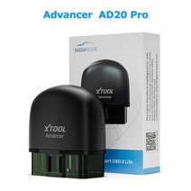 XTOOL 어드밴서 AD20 PRO 시스템 OBD2 스캐너 AD20PRO BT5.0 자동차 코드 리더 배터리 테스트 추가 iOS 안드로이드용