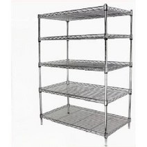 메탈 스테인리스 조립식 앵글 랙 베란다 펜트리 창고, 길이 90x폭 30x높이 180cm 5단