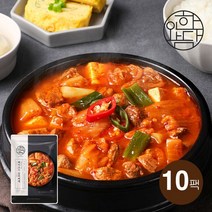 [한와담] 직화솥에 끓인 돼지고기김치찌개 500g 10팩, 10개