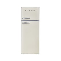 코스텔 클래식 레트로 냉장고 213L 아이보리 (CRS215GAIV), CRS-215GAIV