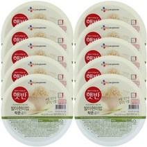 CJ 햇반 발아현미밥 작은공기 130g x 10개, 상세페이지 참조