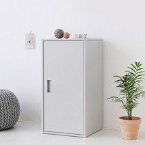 마켓비 KUBE 긴박스 캐비넷 380760, 라이트그레이