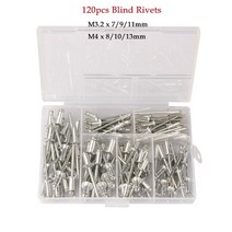 헤비 듀티 리베터 건 세트 핸드 블라인드 리벳 펜치 너트 자동차 도구 개, 4.12pcs