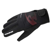 Komine 코미네(KOMINE) 오토바이용 프로텍트 세미레인 컨덕티브 글로브 블랙 2XL GK-241 12975 가을 겨울 봄용 방풍, 상품명참조