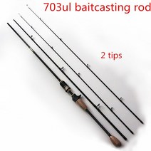 중국낚시대 스트림 낚싯대 하이 카본 703ul 빠른 송어 낚싯대 0.8-5g 루어 무게 2.1m UL 3 액션 두 팁, 01 plum
