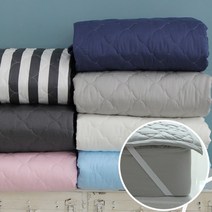 바숨 패밀리 침대패드 킹/라지킹 맞춤사이즈, 패드 300×200, 그레이