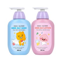 LG생활건강 카카오 키즈 2in1워시390ml+바디로션 390ml, 베비언스 카카오 키즈 2in1워시 + 바디로션, 기타, 기타