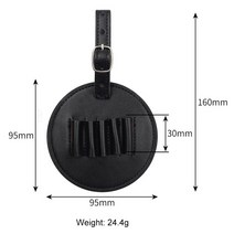 골프백 세트 골프 가방 골프 티 파우치 PU 가죽 컨테이너 5 홀 행잉 벨트 남성 여성용 쉬운 고정 액세서리, 01 Black