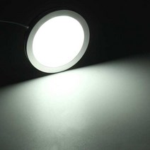 캠핑용 LED 인테리어 스포트라이트 라운드 벽 천장 조명 4681012x12V 호텔 침실 보트 RV 캐러밴 모터홈용, 01 White_02 6x