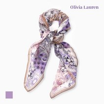 올리비아로렌 퍼플페이즐리 쉬폰 스카프 VYCXFXS2211