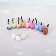 짱패브릭 타피오카펄 밀크티 장식, 진핑크