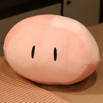 경단인형 경단대가족 쿠션 인형 바디필로우 모찌 만두 애착 소프트 볼 선물 베개, 약 55cm, 분홍색