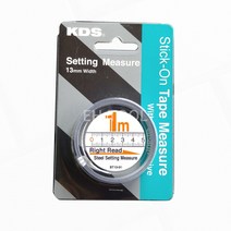 KDS 붙이는줄자 접착줄자 1미터 ST13-01BPS 미싱줄자 작업대줄자