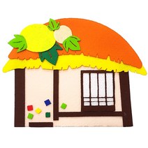 (디머스) 교실 게시판 환경 꾸미기 펠트 초가집