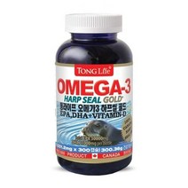 [통라이프]오메가3 하프실골드 300캡슐, 1