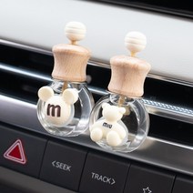 차량용 디퓨저 용기 미니디퓨저 방향제 용기 DIY만들기 소분용기, 소녀(브라운), 1개