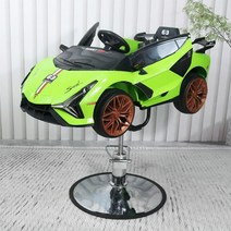 미용실 자동차 의자 이발 전기차 카시트 헤어 어린이 샵, D