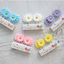 쁘아 생일초 파티초 꽃모양초, 노랑