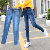 오르난 여성 기모 청바지 xs693