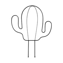 화원식물 등반 지지대 선인장 조형 거치대 화분대 철예원예 거치대 재사용 가능, 흰색