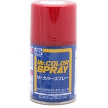 군제 락카 스프레이 GSI-S003 레드 유광 100ml