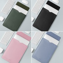 이칠칠 마이크로소프트 서피스3 가죽 파우치 스마트 북커버 수납 케이스 10.8 13 15인치, 가죽 파우치_스카이블루