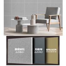 확실한 소음 차단효과의 실내 방음재보드 벽 스티커식 DIY시트 차음판 아파트 공부방 서재 단열효과, 하나로 보드 BEIGE