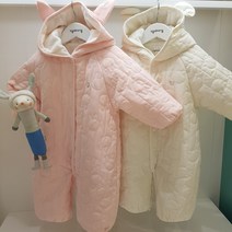 아가방 23 가을 겨울 베이비페어! 뚱뚱해비한 패딩이 부담되면? 퀄팅소재 중간 패딩 우주복 신생아 외출복으로 이만한거 없지 백일 선물로 추천 방한 우주복 요걸로