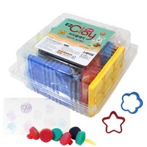 (DG) 이지클레이 실속형3(50g 6색과 놀이몰드), 단품