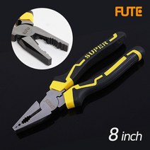 펜치 니퍼 롱노우즈 6인치 8인치, B02 펜치 8인치 (최대벌림 30mm)
