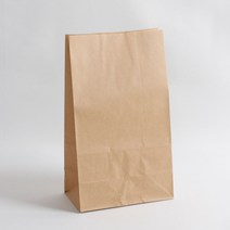 포스아트 크라프트 종이봉투(벌크) 50입(중) DD 무지 종이가방