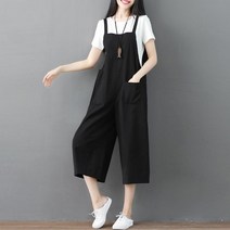 새로이 여성용 린넨 멜빵바지 DJ64RK6K