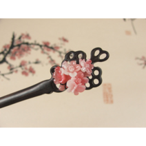 본연 수공예 전통 나무 비녀 -올림머리 쪽머리 머리핀 헤어핀