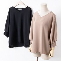 <주주옷짱> 빅사이즈 주름소매 블라우스 DNB3053 벌룬 셔링 무지” class=”wr-img”></a></div></div></div></div><div class=