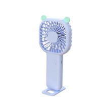 LINGYUE 휴대용 선풍기 핸디형 최신 형 저소음 미니, 푸른 색+핑크색