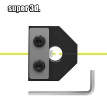 3D 프린터 부품 필라멘트 용접기 커넥터 1.75mm PLA ABS TPU 필라멘트 센서 Ender 3Pro Anet SKR 3D 프린터 알루미늄 블록 용, black