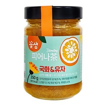 꽃샘 꽃샘식품 피어나다 국화&유자차 350g x 6개, 1세트